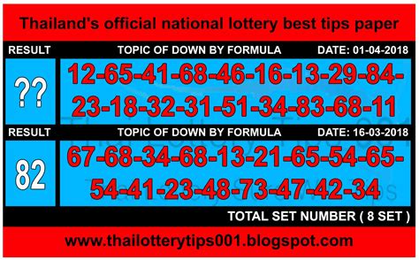 thai lottery down number|Thailand Lottery Result 01.